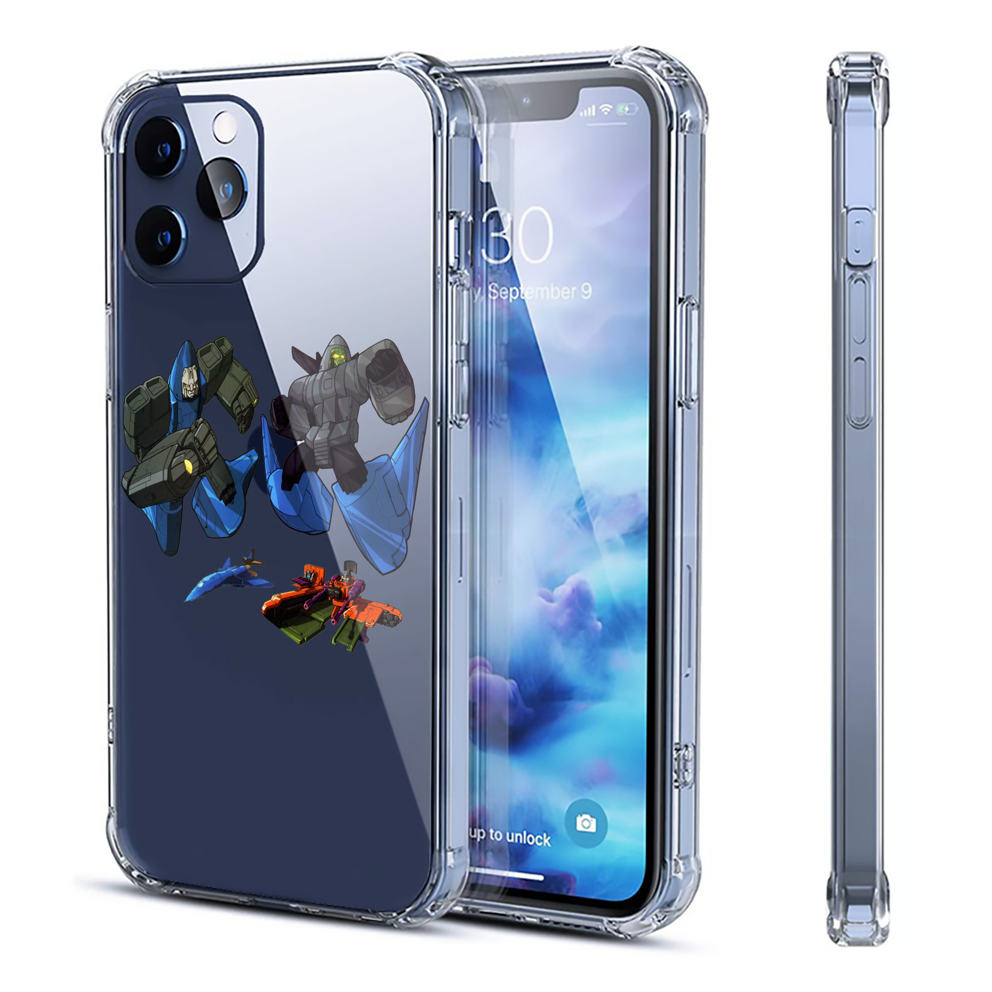 （画像用）  【iPhone 12シリーズ対応】透明スマホケース（クリアソフトケース）